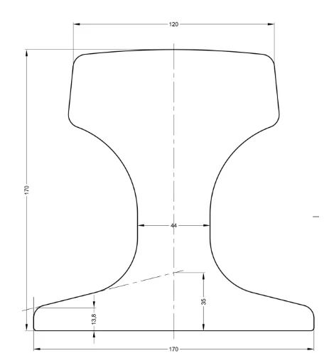Drawings of qu120 rail Drawings of qu120 rail