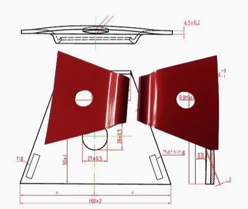 Railroad Fasteners Nabla Clamp